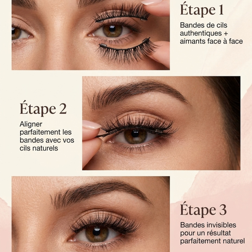 Lash Bloom — Cils Magnétiques Réutilisables