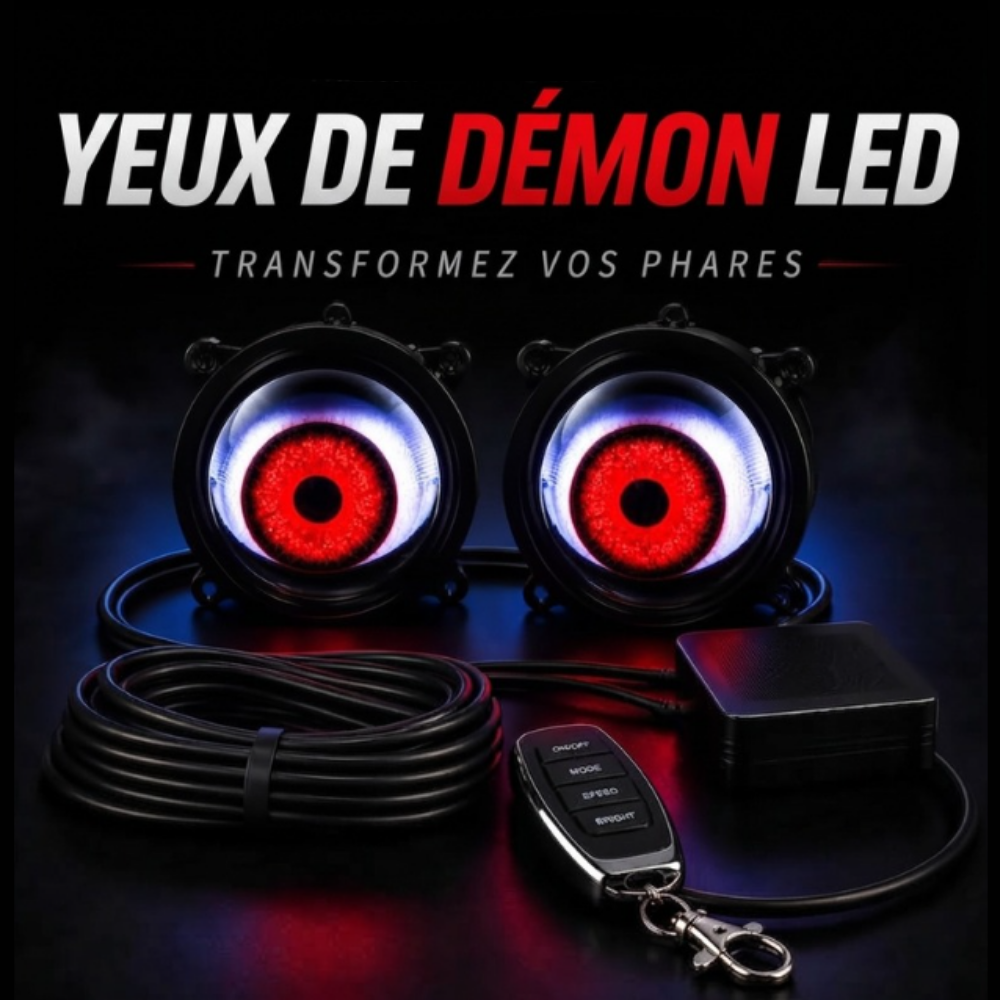 LashBloom Car™ – Yeux LED RGB pour phares